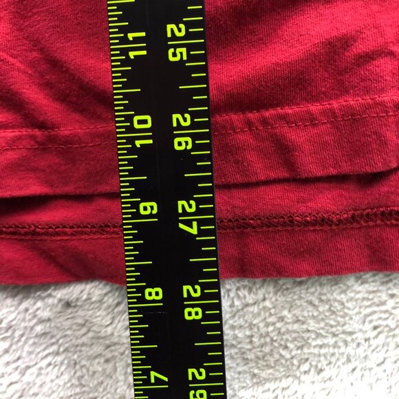 RedHead Mens Henley T-Shirt Large Short Sleeve Casual Pullover 100% Cotton Red - Picture 4 of 14